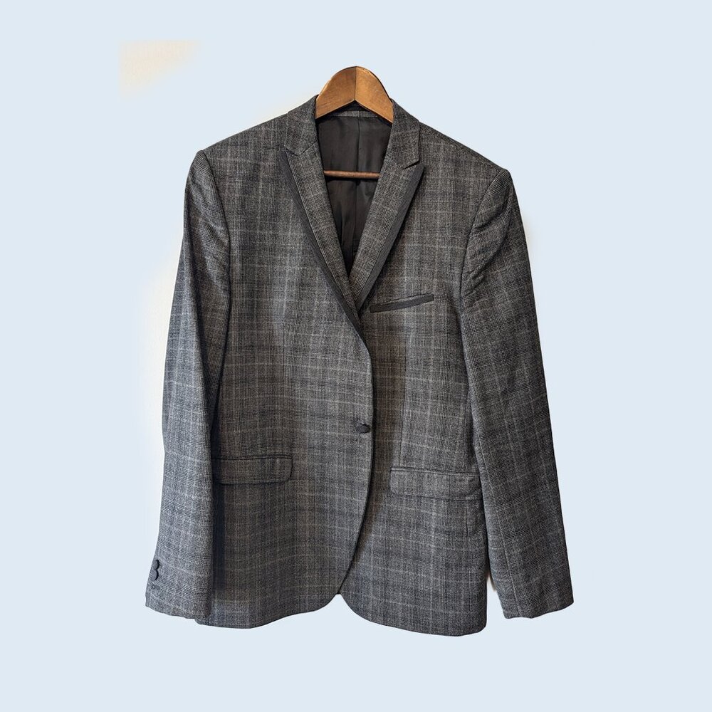 PHILIPPE DUBUC - Formal checkered jacket - Sz 44